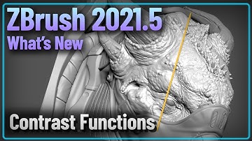 061 ZBrush 2021.5 - Contrast Deformer, Contrast Target, and Contrast Delta Brush!