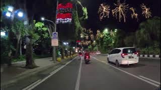 Background Jalan Raya Malam Hari || No Copyright Video