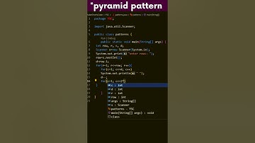 pyramid pattern Java #java #coder #programmer #programming