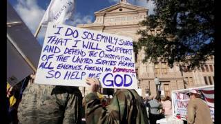 Texans gathered for a nullification rally at the Texas Capitol on Saturday, January 16, in protest of federal healthcare plans in 