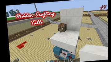 [1.7.2+] [Tutorial] [Compact] Hidden Crafting Table!!!