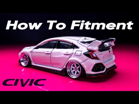 How to Stance Wheels Fitment your 64 scale diecast tomica custom