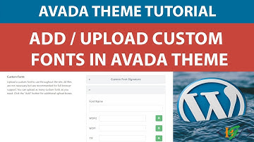 How to Add Custom Fonts in Avada Theme in WordPress