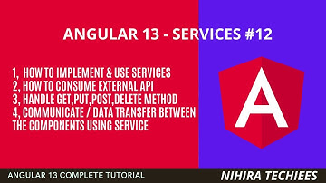 services in angular | consume external API | Data transfer b/w components | angular 13 tutorial #13