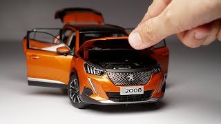 Unboxing of 1:18 Scale Peugeot 2008 - Incredibly Detailed Diecast Model - Adult Hobbies