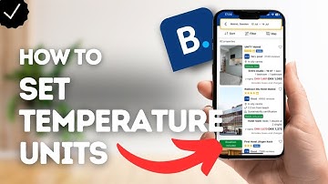 How To Set Temperature Units On Booking.com?