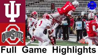 #9 Indiana vs #3 Ohio State Highlights | College Football Week 12 | 2020 College Football Highlights