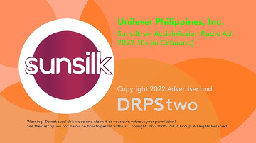Sunsilk with ActivInfusion Radio Ad 2022 30s (Philippines, in Cebuano)