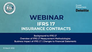 IFRS 17 Webinar  Anguilla Financial Services Commission and Deloitte Bermuda