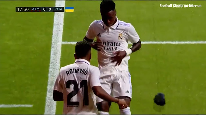 Rodrygo and Vinicius dance after scoring against Athletico Madrid
