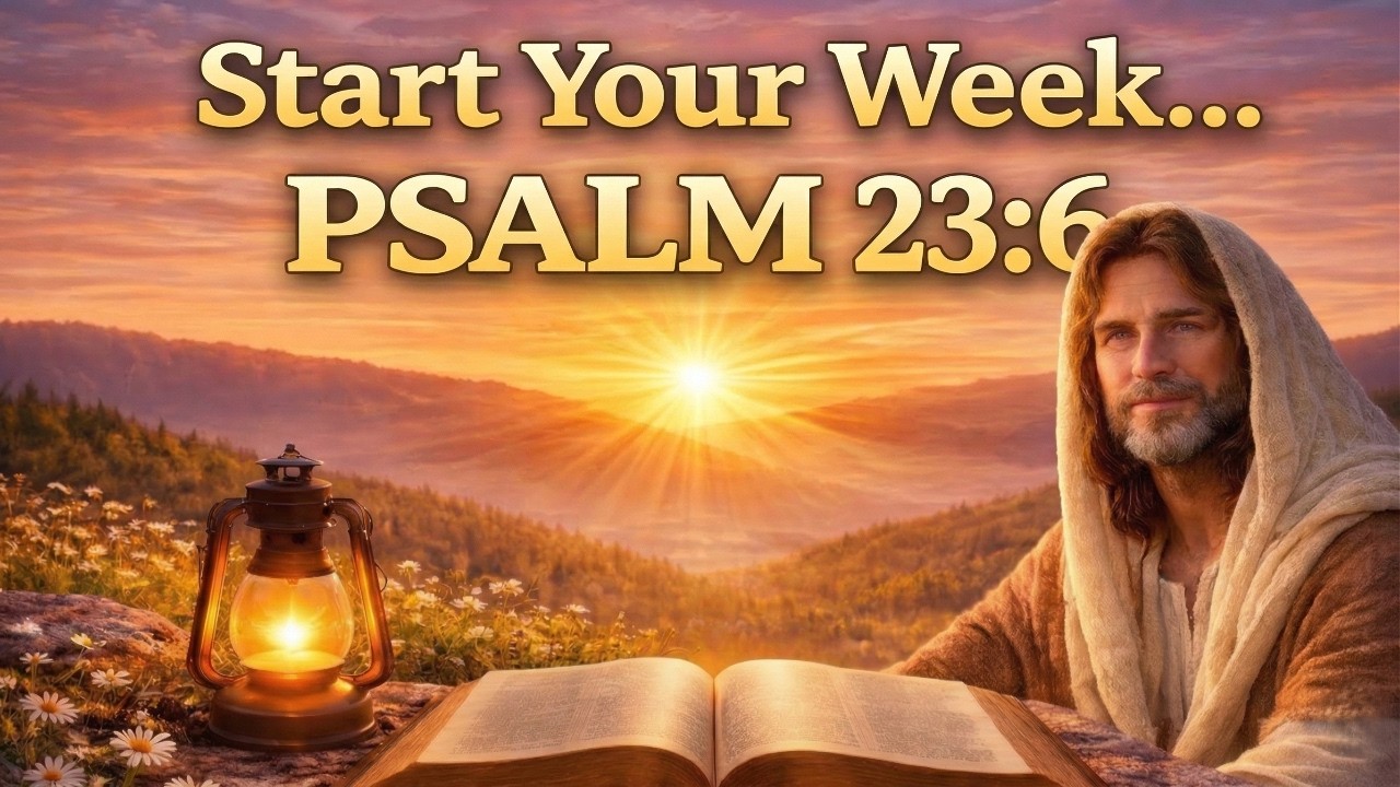 Experience God's Blessings & Goodness This Week | Psalm 23:6 Prayer for New Week Blessings