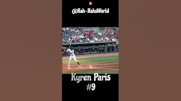 ⚾🦝Trash Pandas Kyran Paris hits pop-up!