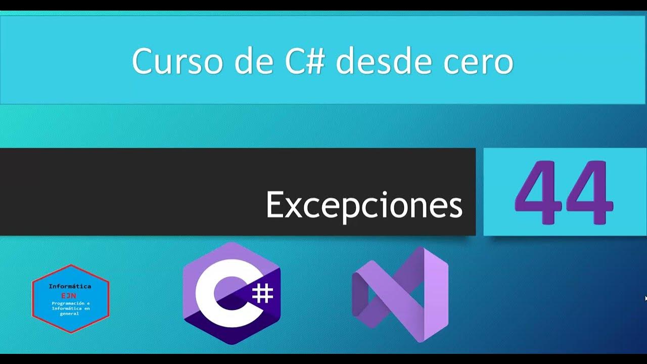 44.Curso de C# || Excepciones. - YouTube