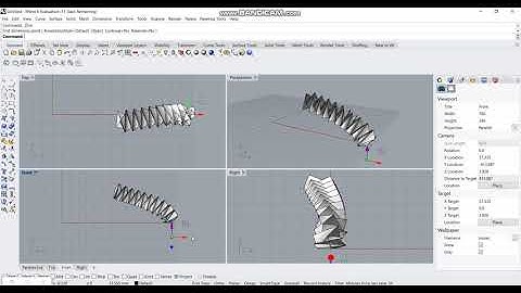 Standing worm origami simulation in Grasshopper3D