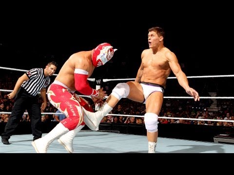 Rey Mysterio & Sin Cara vs. Cody Rhodes & Tensai: Raw, Sept. 3, 2012