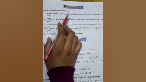 Class 3rd Mathematics (exercise 6.7)