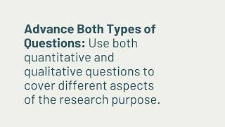How to Write Research Questions for Mixed Methods Research