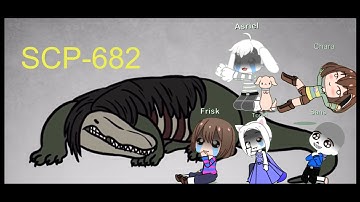 SCP-682 | Undertale reacts to SCP Animation