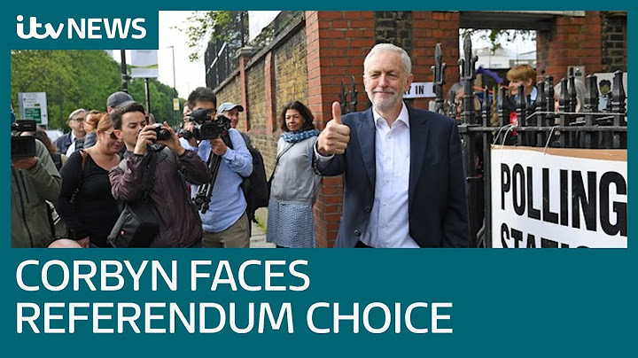 Corbyn's second referendum hint after disastrous EU election results for Labour | ITV News