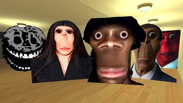 POV HI MY NAME IS AUUGHH ROSHALIA AND OBUNGA NEXTBOTS #gmod #nextbots