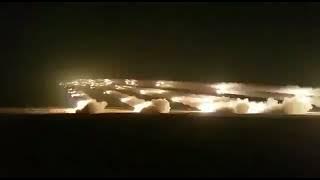 serunya... latihan tembak MLRS astros II mk 6, batalyon armed/1 roket di malam hari👏