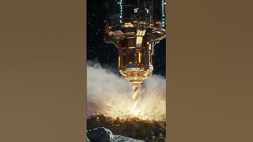 #Lunar Moon Space# Gigantic Drill Machine Working#ai