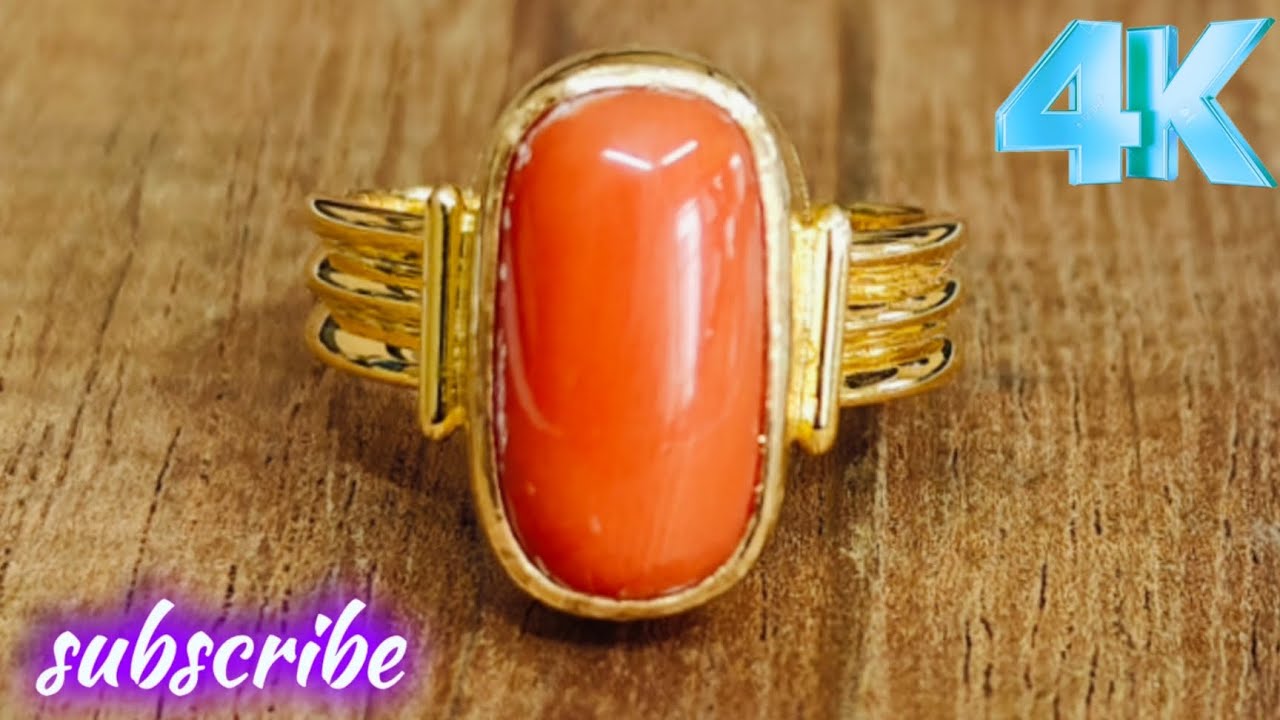 Munga Stone Gold Ring Making _ Gemstone Gold Ring Design _ Hand Made Gold Ring Design #ring #gold
