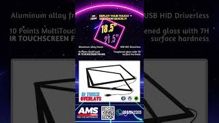 AMS TOUCH 18.5" & 21 5" IR Multi-Touch Screen Overlay panel