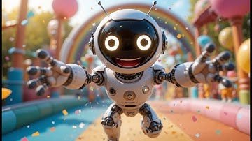 Ten Little Robots Song 🤖 Learn Numbers 1-10 for Kids!