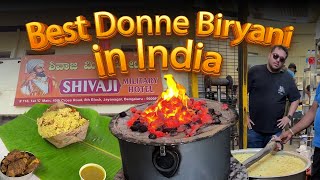 Donne Mutton Biryani at Shivaji Military hotel - Best in India!