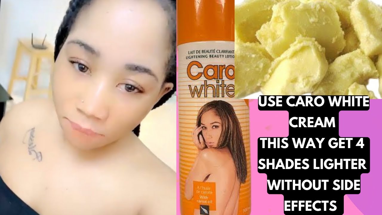 How to mix carowhite cream with shea butter and jojoba oil for glowing