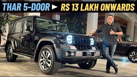 2024 Mahindra Thar Roxx 5-door Launched at Rs 13 lakh | First Look Review & Walkaround Here