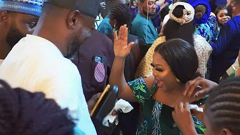 Niyi Johnson And Seyi Edun Show Who Is The Best Dancers At Their Twins’ Naming Ceremony