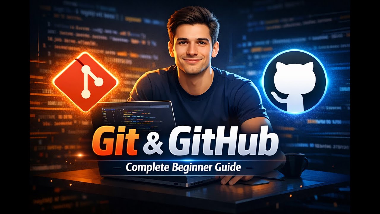 Learn Git & GitHub from Scratch | Full Beginner Course - YouTube