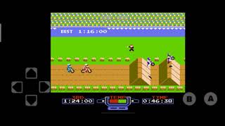 EXCITE BIKE 90S NO 1 NES BIKE RACING GAME STAGE 1 screenshot 2