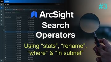 ArcSight Search Operators – #3 – Stats, Rename, Where, and In Subnet