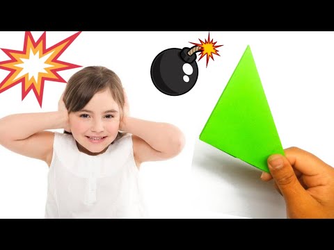 How To Make Paper Popper | Paper Bomb That Pops | Origami easy