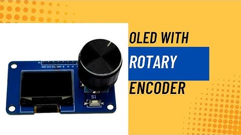 Smart Control: OLED Display with Rotary Encoder #youtubeshorts #encoder