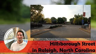 Hillsborough Street in Raleigh, North Carolina (Eastbound & Westbound)