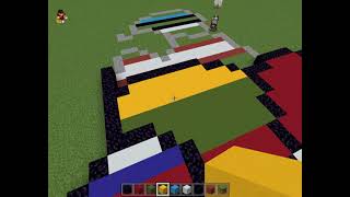 How to build a world flag map in Minecraft Part 9: Belarus, Lithuania, Latvia and Estonia