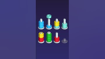 NUT SORT 3D Gameplay #games #youtubeshorts #shorts