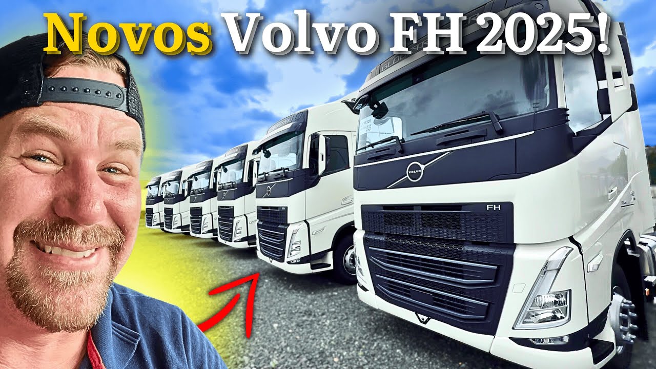 Mostrando os Novos Volvo FH 2025 e Travessia para o Sul do Brasil! 🇧🇷 ...