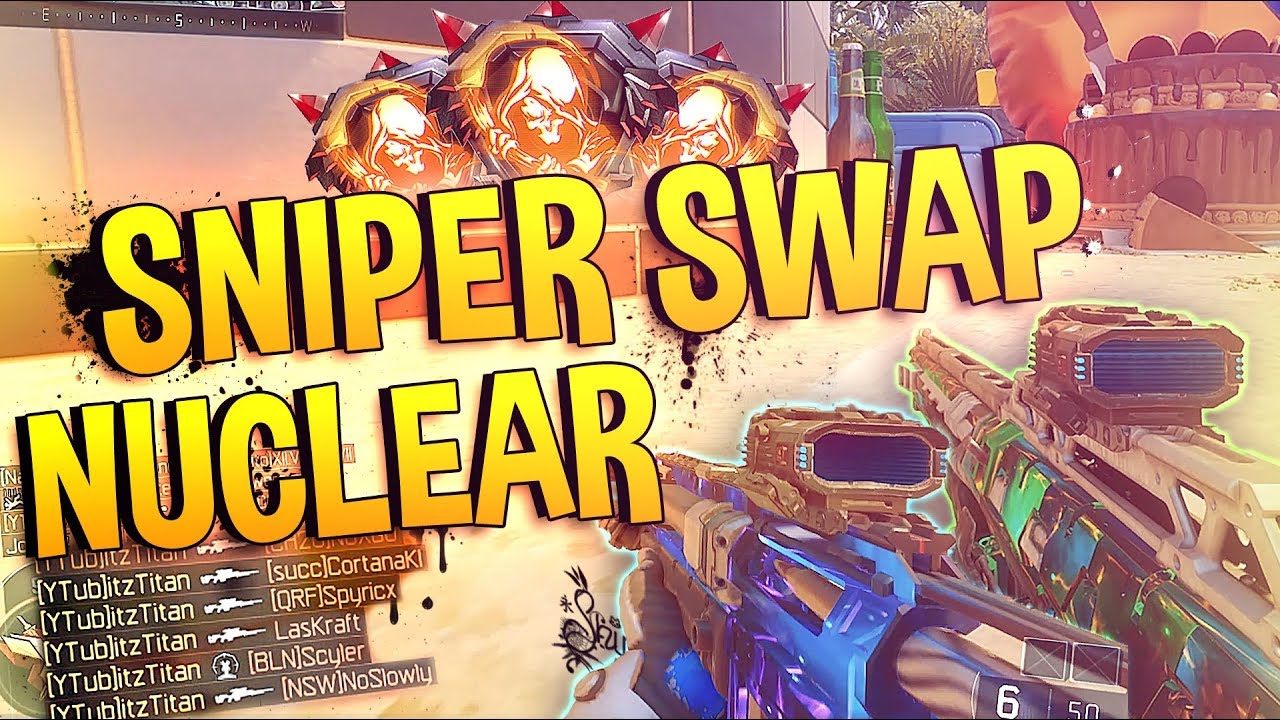 SNIPER SWAP NUCLEAR! - SWAPPING FOR EVERY KILL... | Black Ops 3 PC