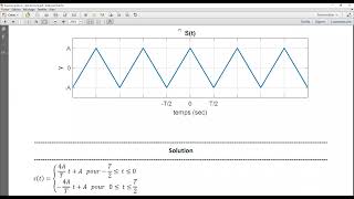 exercice avec corrigée sur la série de Fourier S4