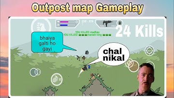 Outpost map op gameplay mini militia tips and tricks - Outpost map secret tips - DA2 Mini Militia