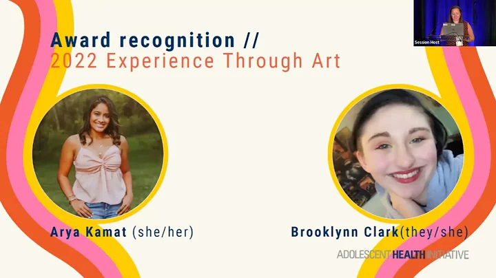 2022 Conference on Adolescent Health Experience Through Art Youth Award Recognition
