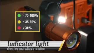 Klein Tools Rechargeable 2-Colour LED Torch with Holster (56413)