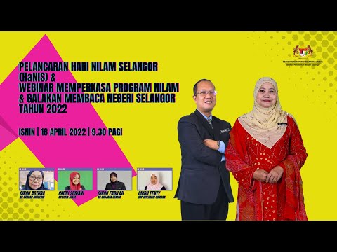 Pelancaran HaNIS dan Webinar serta Resensi Buku 2022 Selangor