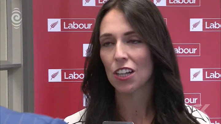 Andrew Little and Jacinda Ardern speak to John Cam...