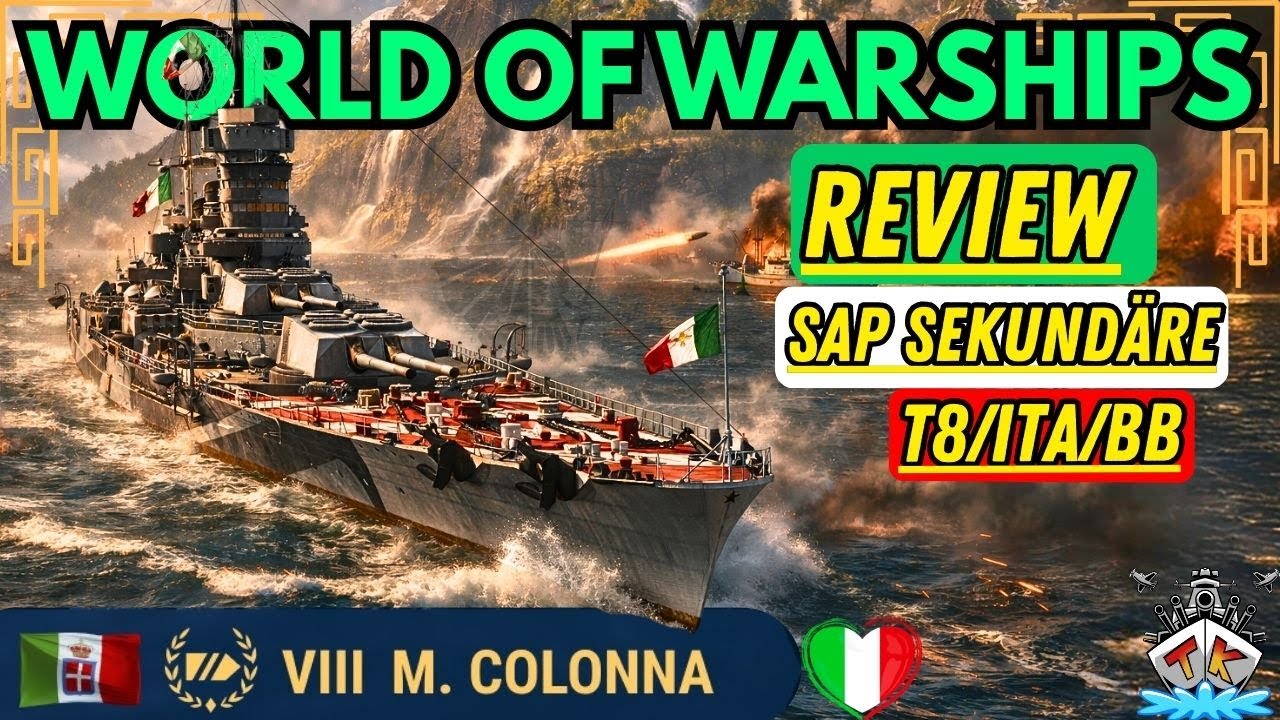 🚨 M. Colonna - SAP SEKUNDÄÄÄRE 😱🔥 | Review | World of Warships 🚢